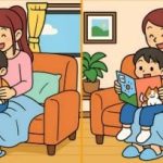 IQ test: nájdite 3 rozdiely na obrázku mamy a syna za 51 sekúnd IQ test: nájdite 3 rozdiely na obrázku mamy a syna