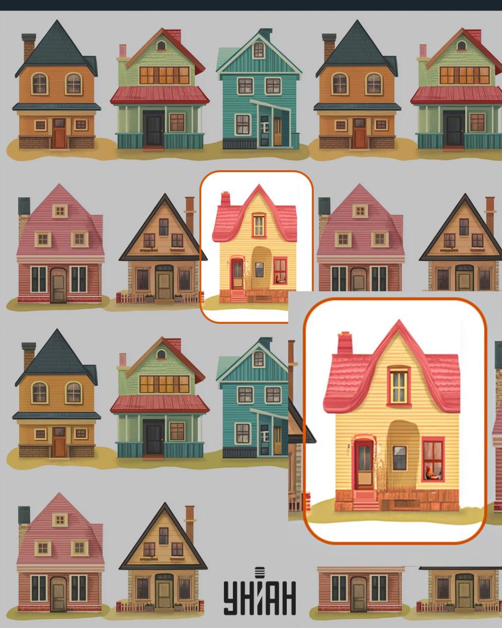 V okne jedného z domov bol kohút / koláž Moje