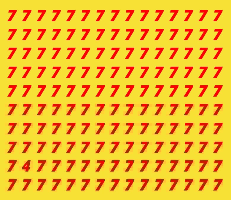 Nájdite na obrázku číslo 4.