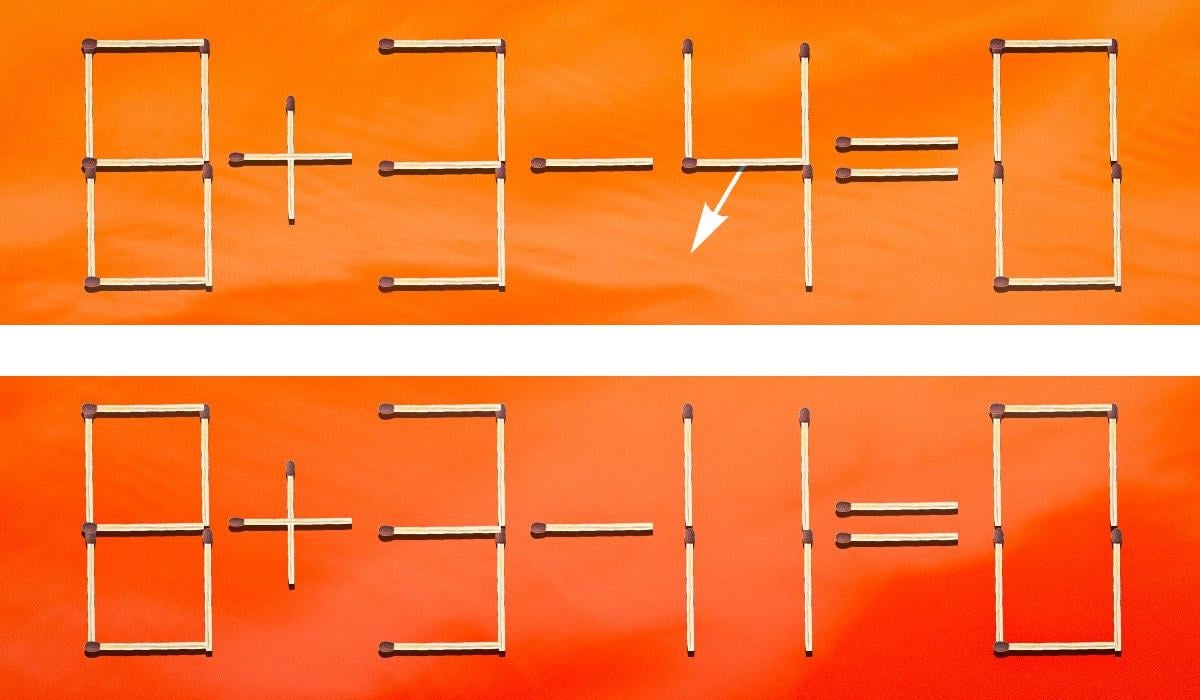 Hlavolam so zápalkami