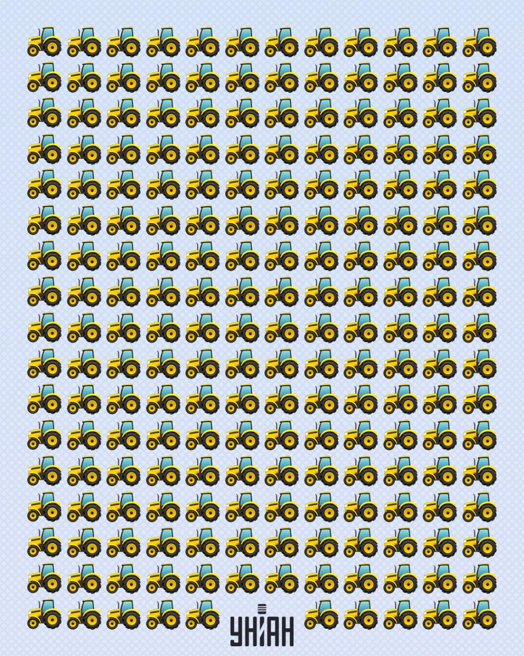 Musíte veľmi rýchlo nájsť traktor, ktorý sa dá nazvať čudným / koláž Moje