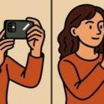 IQ test: nájdite 3 rozdiely na obrázkoch dievčaťa s fotoaparátom