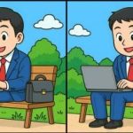 IQ test: nájdite 3 rozdiely na obrázkoch muža s notebookom za 75 sekúnd IQ test: nájdite 3 rozdiely na obrázkoch muža s notebookom