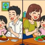 IQ test: nájdite 3 rozdiely na obrázkoch rodinného jedla za 19 sekúnd IQ test: nájdite 3 rozdiely na obrázkoch rodinného jedla za