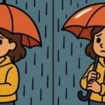 IQ test: nájdite 3 rozdiely na obrázku s dievčaťom pod dáždnikom za 23 sekúnd IQ test: nájdite 3 rozdiely na obrázku s dievčaťom pod